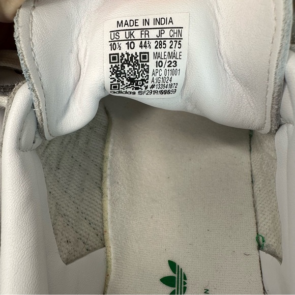 Adidas Samba OG Leather Sneaker Green Sz M 10.5/W 11.5 - Picture 7 of 13